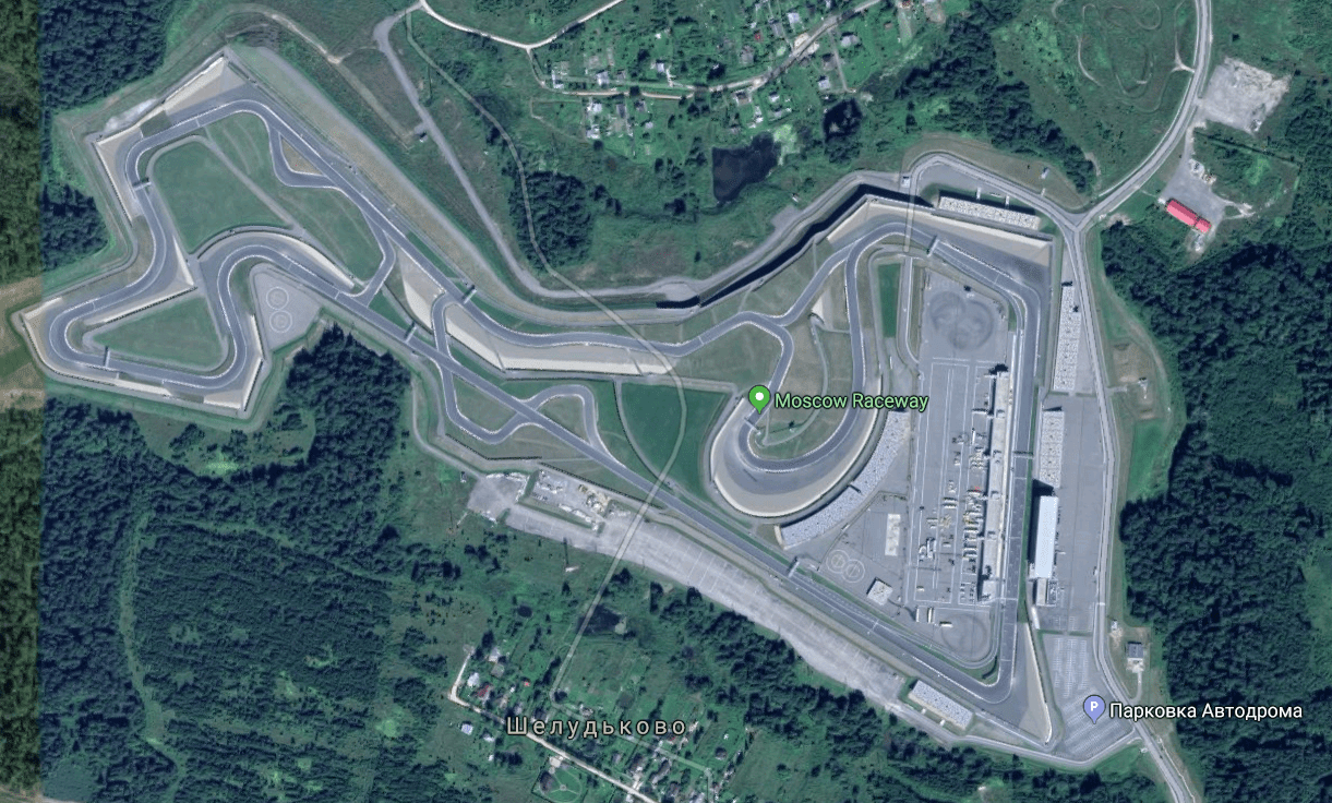 Moscow raceway карта трассы